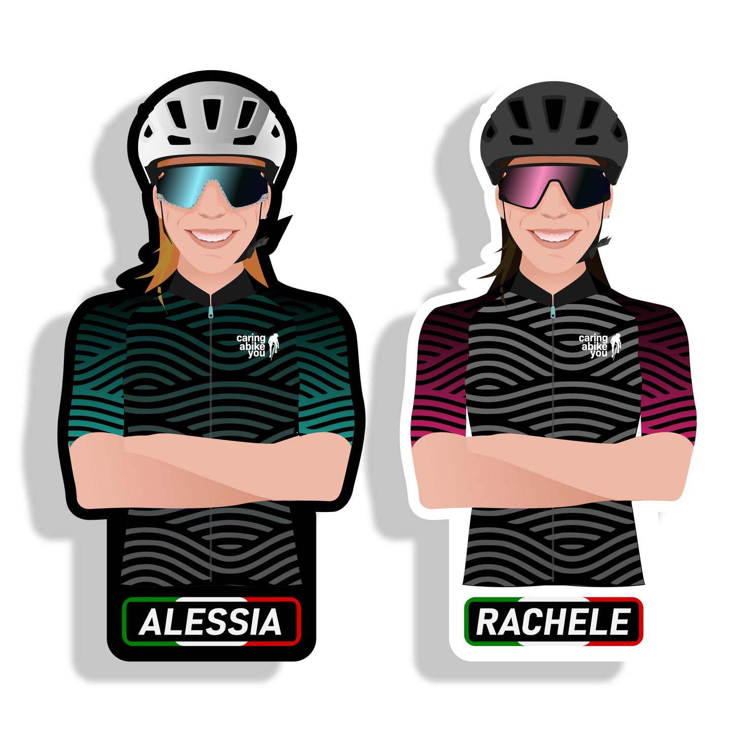 Adesivi Personalizzati per Bici "in coppia"!