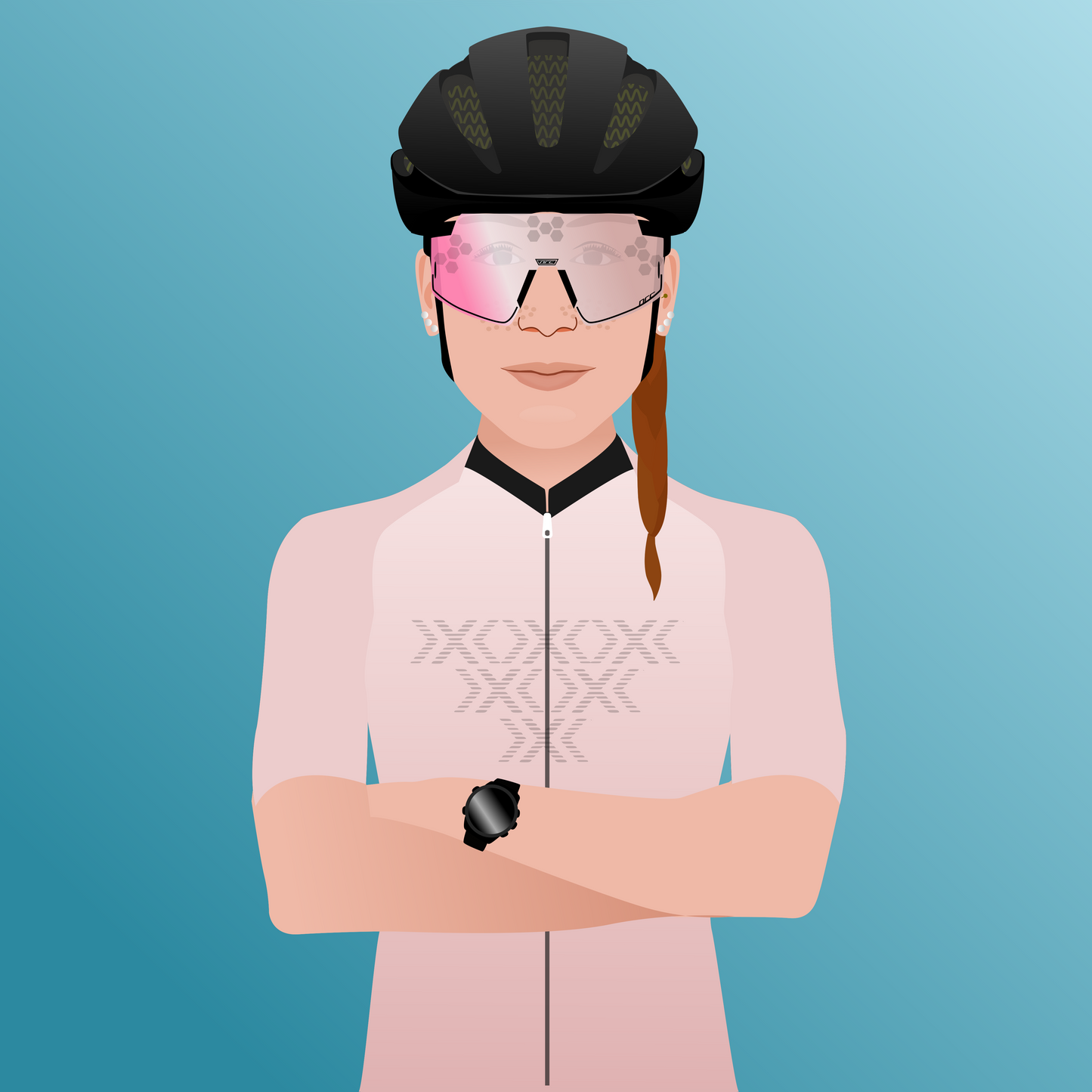 Cycling avatar "Stelvio" - 100% personalizzabile!