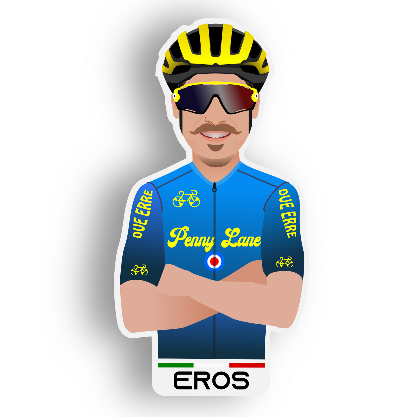 Cycling avatar "Stelvio" - 100% personalizzabile!