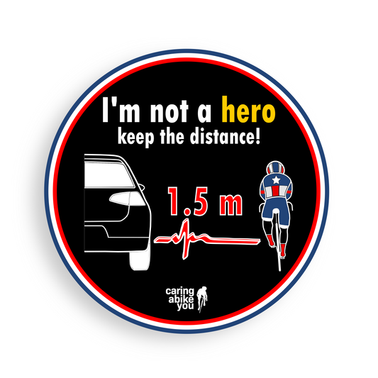 Stickers “I’m not a hero”