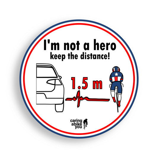 Stickers “I’m not a hero”
